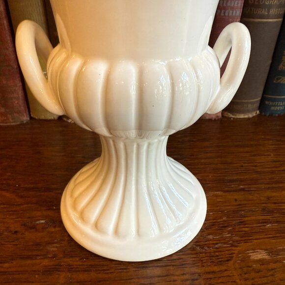 Vintage White Urn Vase - Picture 8 of 15